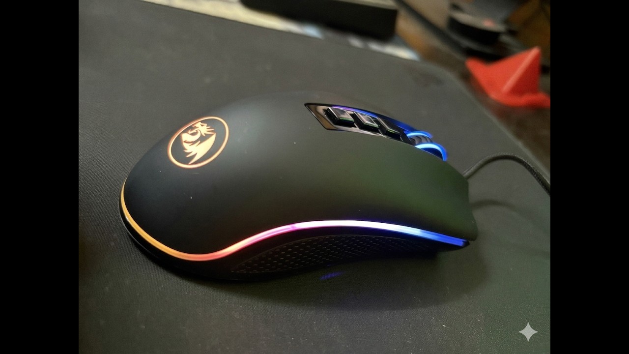 Redragon Cobra FPS (M711-FPS) Mouse unboxing and review.