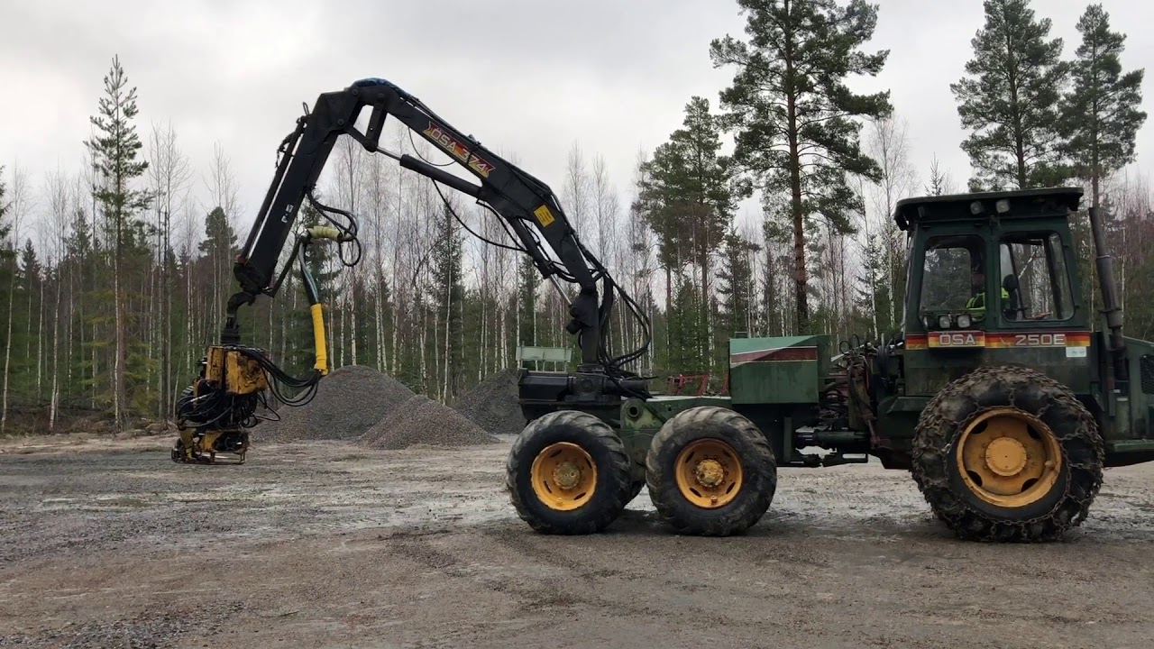 Köp Skogsmaskin ÖSA 250E med skördaraggregat på Klaravik