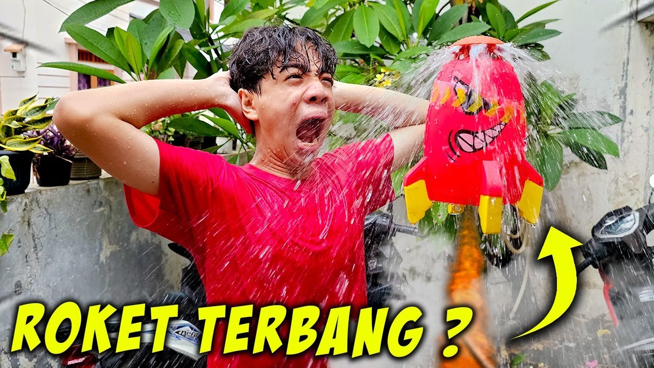MAINAN ROKET INI BISA TERBANG TINGGI, XAVIER MAIN AIR FULL BASAH ! CANGGIH BANGET ! CnX Adventurers