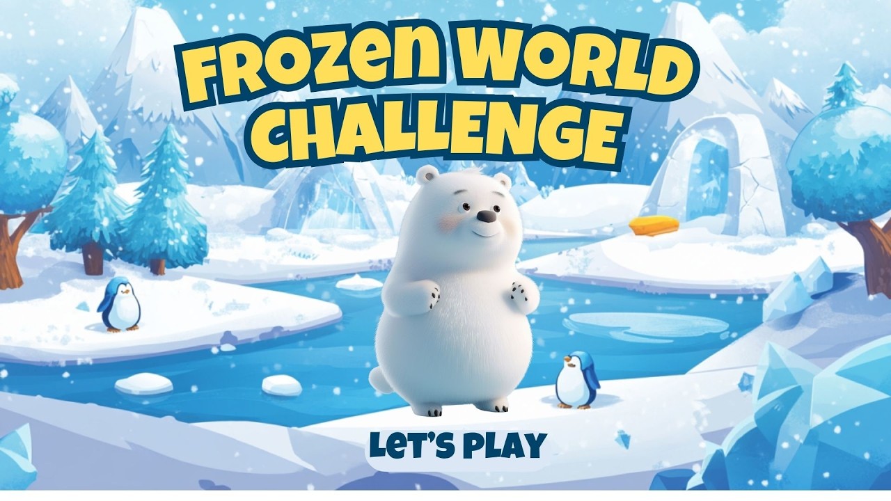 Frozen World Challenge | Arctic Animals Quiz for Kids | English Educational Video