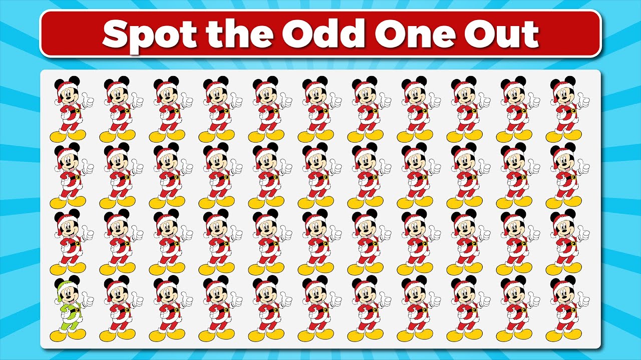 Find the Odd One Out | Disney Characters edition
