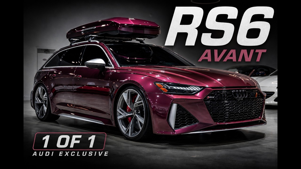 2022 Audi RS6 Avant 4.0T Quattro &mdash; Rare Cassis Pearl 1-of-1 Build w/ Carbon Ceramics & AWE Exhaust