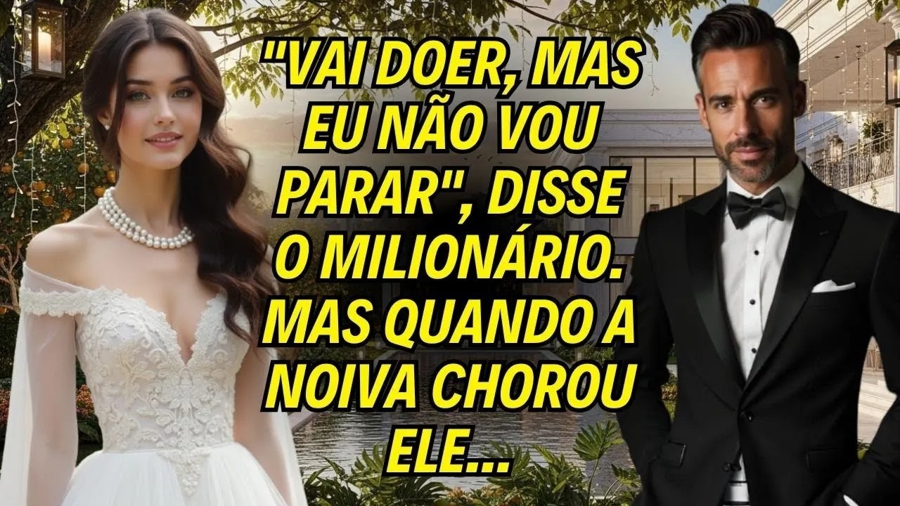 Vai Doer, Mas Eu Não Vou Parar, Disse O Milionário. Mas Quando A Noiva Chorou Ele