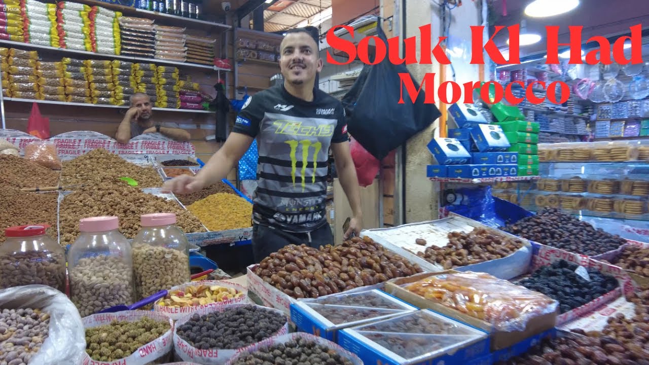 Exploring Agadir's MASSIVE Souk El Had Market in 2025!