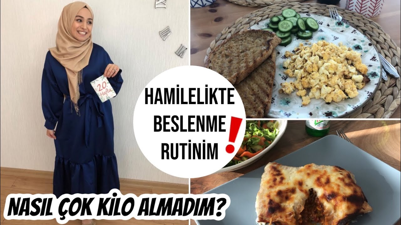 HAMİLELİKTE BESLENME RUTİNİM 💪🏻 | NASIL ÇOK KİLO ALMADIM ✅ | ÖNERİLERİM