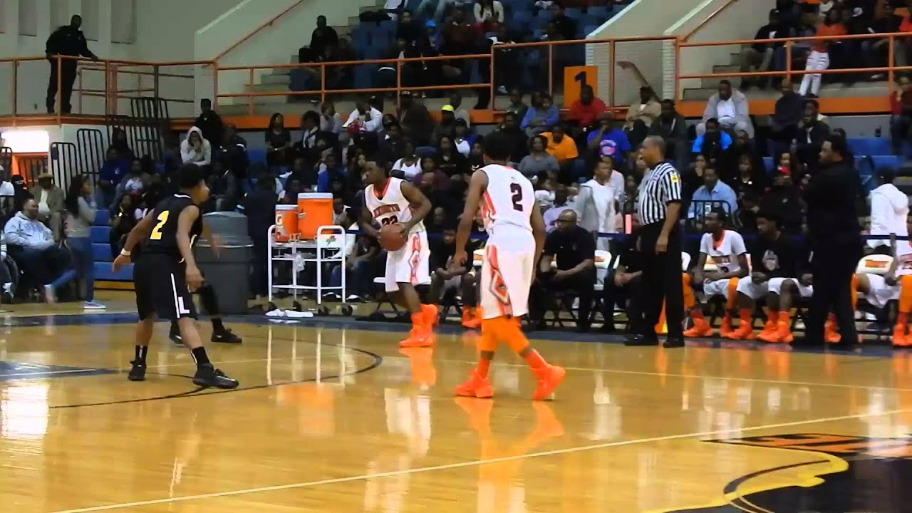 Stokes three-pointer Lake Clifton/City boys basketball Baltimore City Division I finals 2/22/14