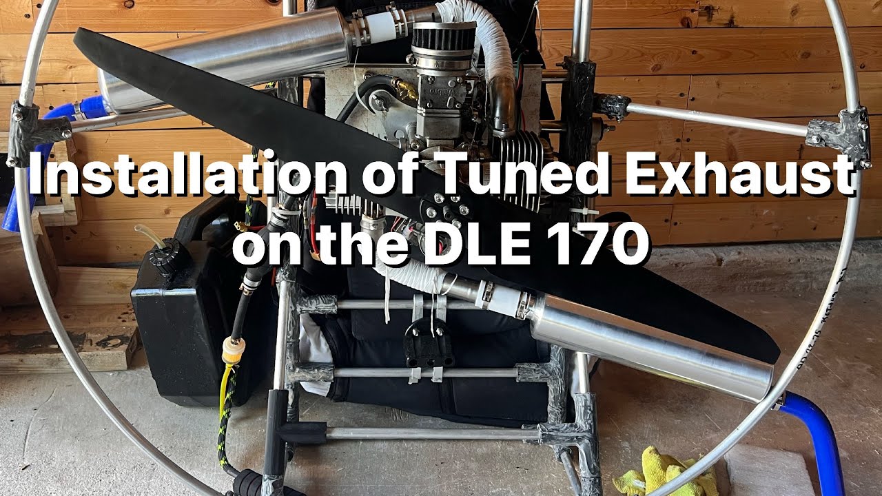 Installation of Tuned Exhaust on the DLE 170