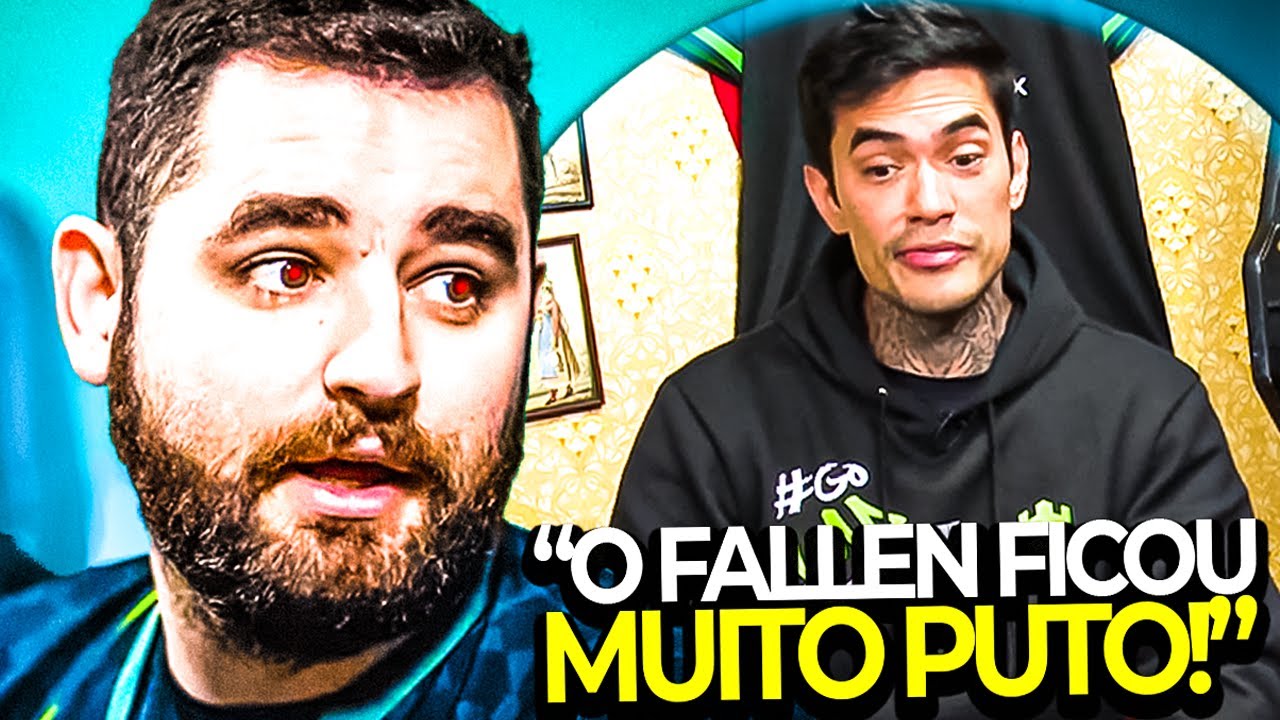 FNX CONTA DIA QUE FALLEN ACABOU com ELE! KKKKKKK e KNG TRETANDO AO VIVO com 