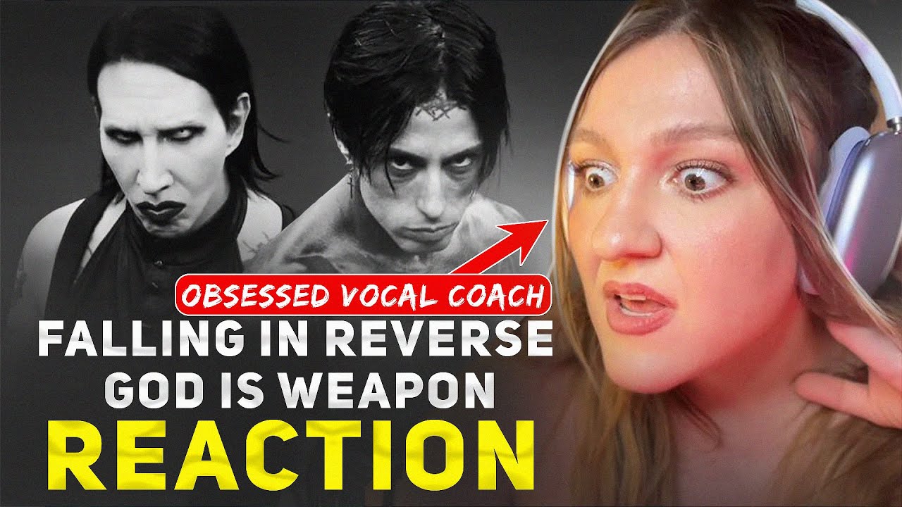Vocal Сoach Reacts to Falling in Reverse God is a Weapon x Marlin Manson