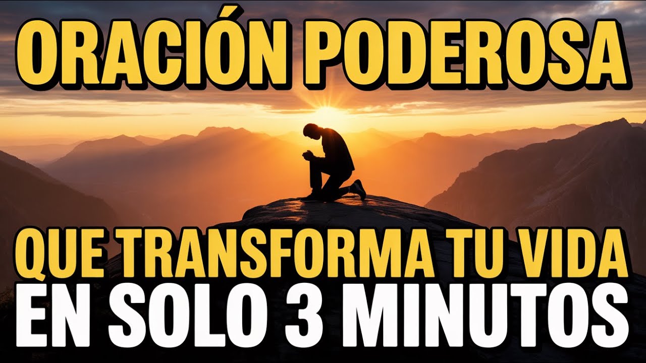 Fortalece tu espíritu con esta poderosa oración de 3 minutos | Salmo 91 revelado y testimoniado