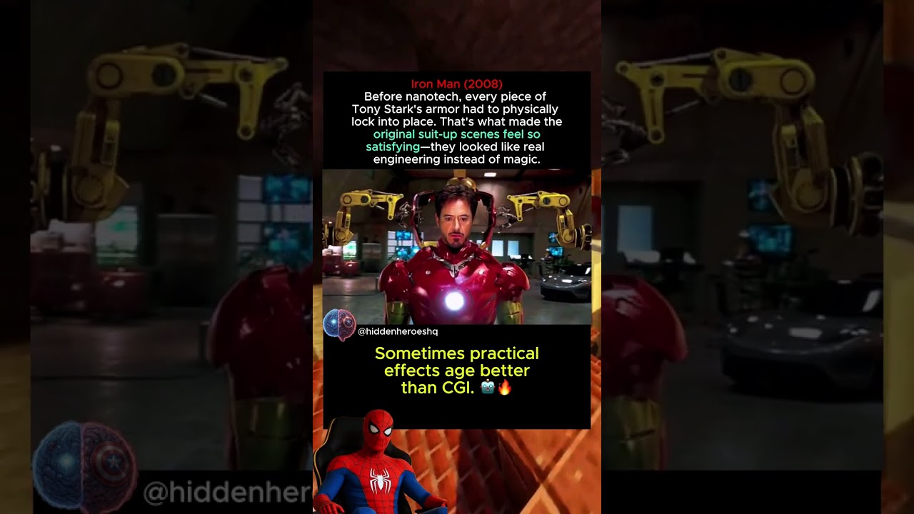 IRON MAN'S ORIGINAL SUIT UP SCENES WERE SATISFYING 🔥 #nobatidao #ironman
