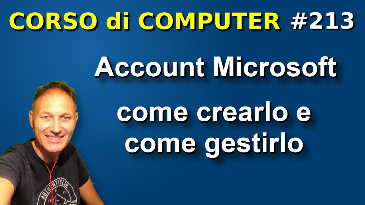 213 Account Windows, come crearlo e come gestirlo in diretta con Daniele Castelletti | AssMaggiolina