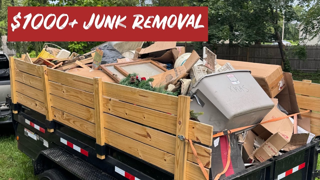 Got Hired To Clean Out A House - A Day In The Junk Removal Business