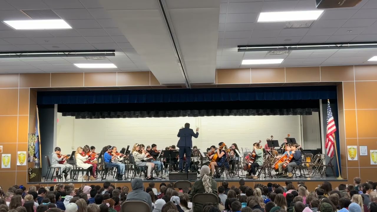 The 2025/2026 4th Grade McKnight Elementary Winter string concert