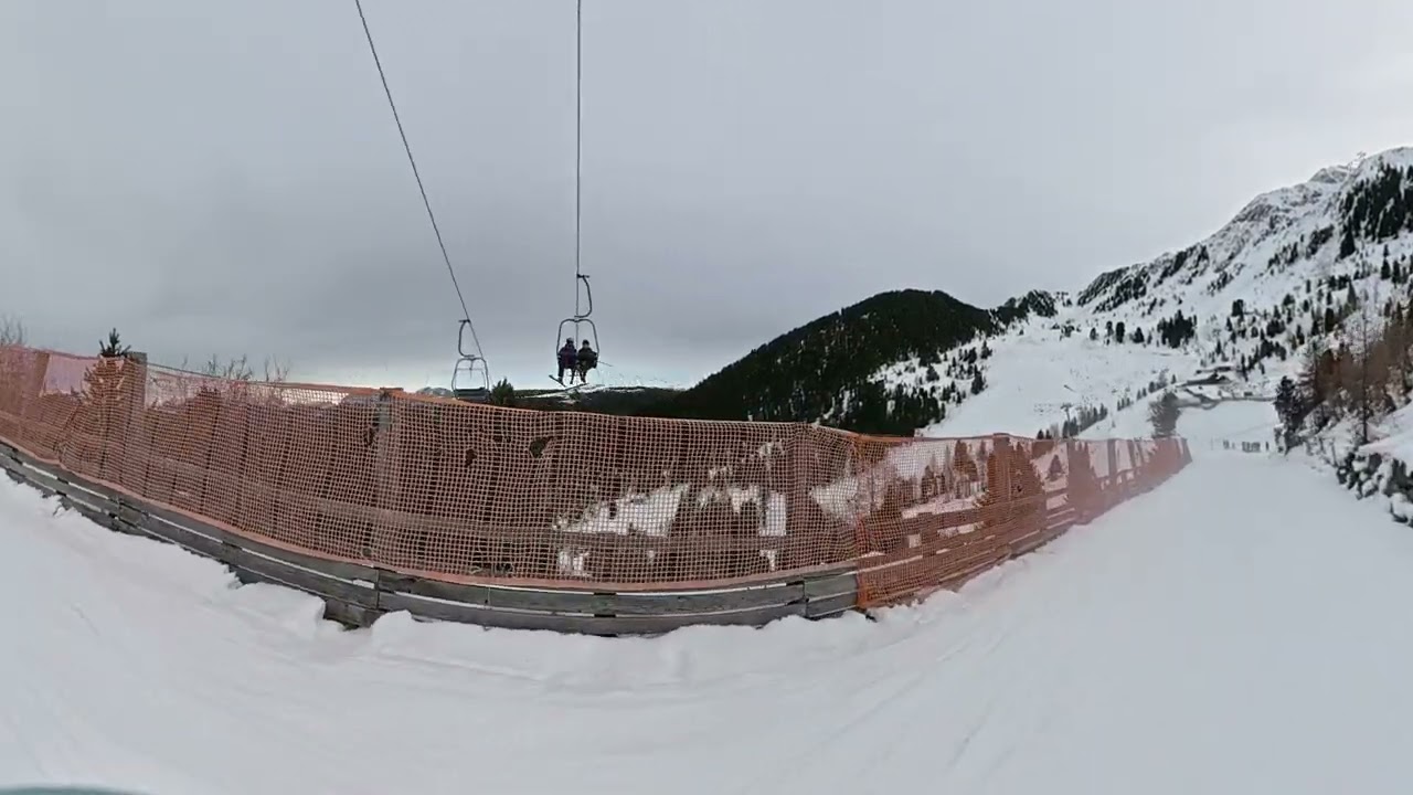 2025-Dez. - Hochoetz Ausstieg Kühtaiebahn nach Wetterkreuzbahn (Balbach) - Piste 7 - in 4K