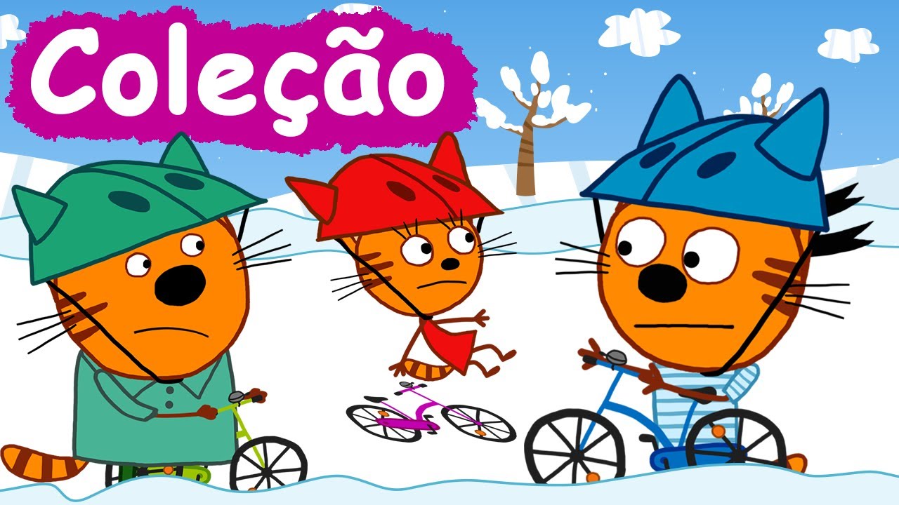 Kid-E-Cats em Portugues | Coleção dos episódios | Desenhos para crianças