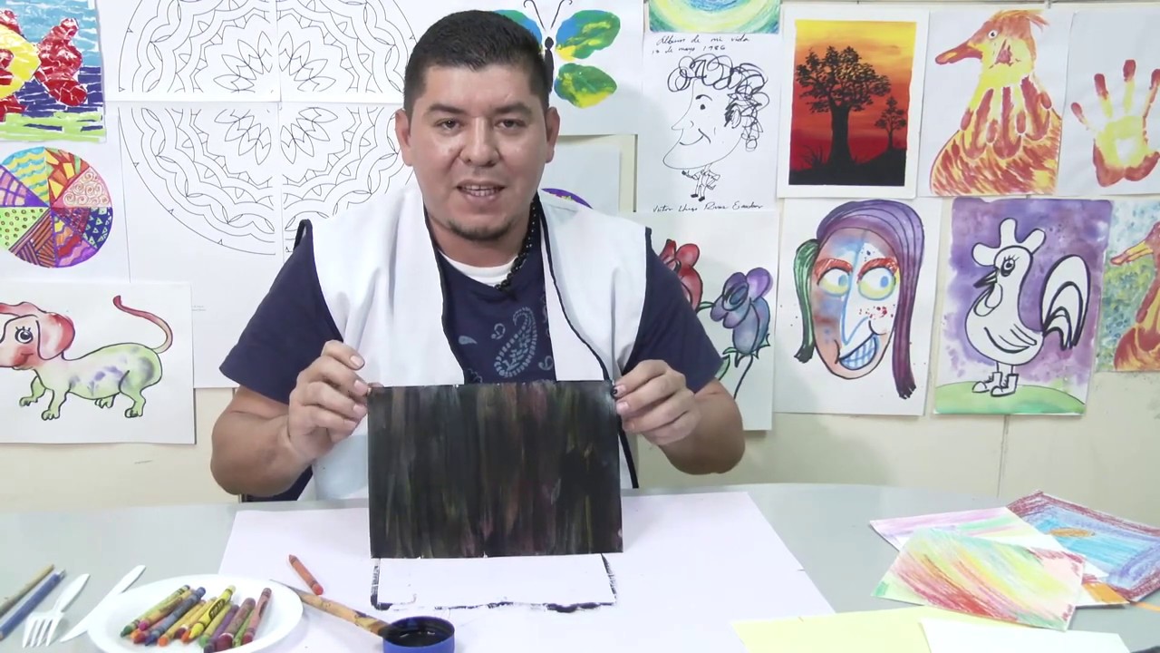 Técnica del esgrafiado