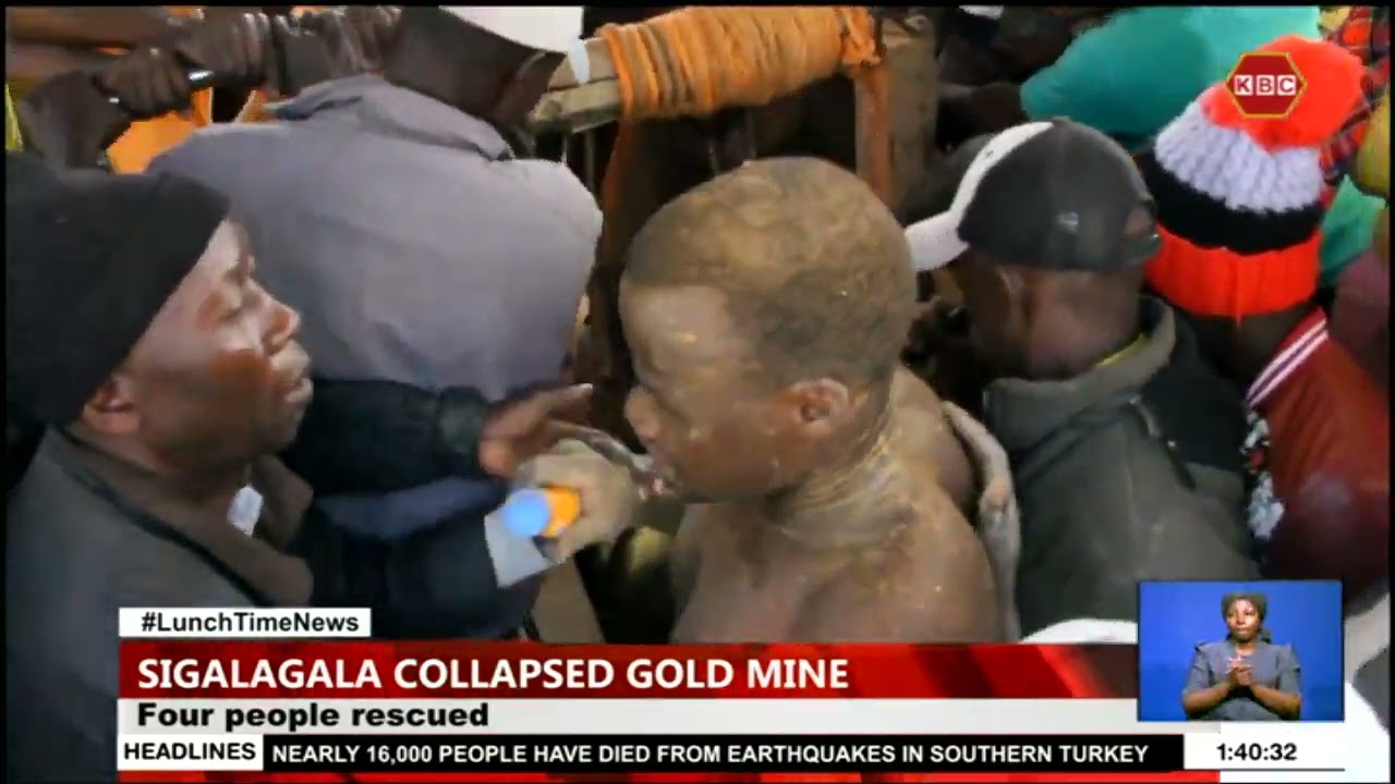 Four people feared dead after gold mine collapses in Sigalagala ward, Kakamega County.