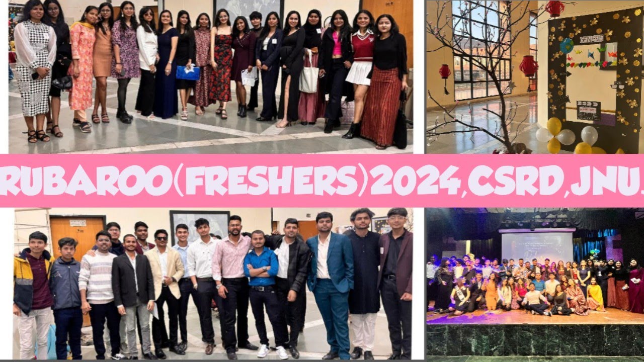 OUR FRESHERS PARTY|FRESHERS JNU 2024-25|M.A GEOGRAPHY|CSRD,JNU|RUBAROO 2024|