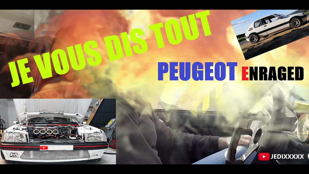 pourquoi la 205 GTI est ENRAGEE ?@JEDIXXXXX