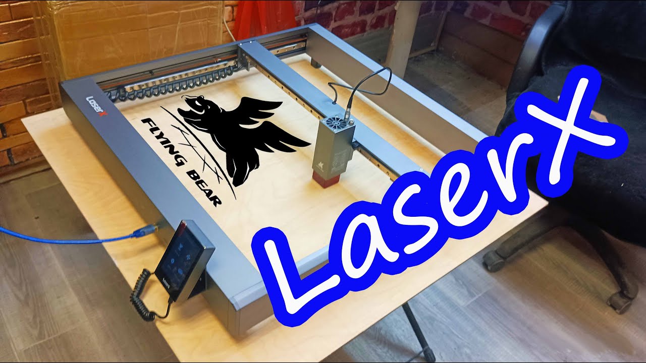 Элитный Лазерный гравер с ЧПУ Flying Bear Laser X за 500$ Новинка 2023 года из Китая.