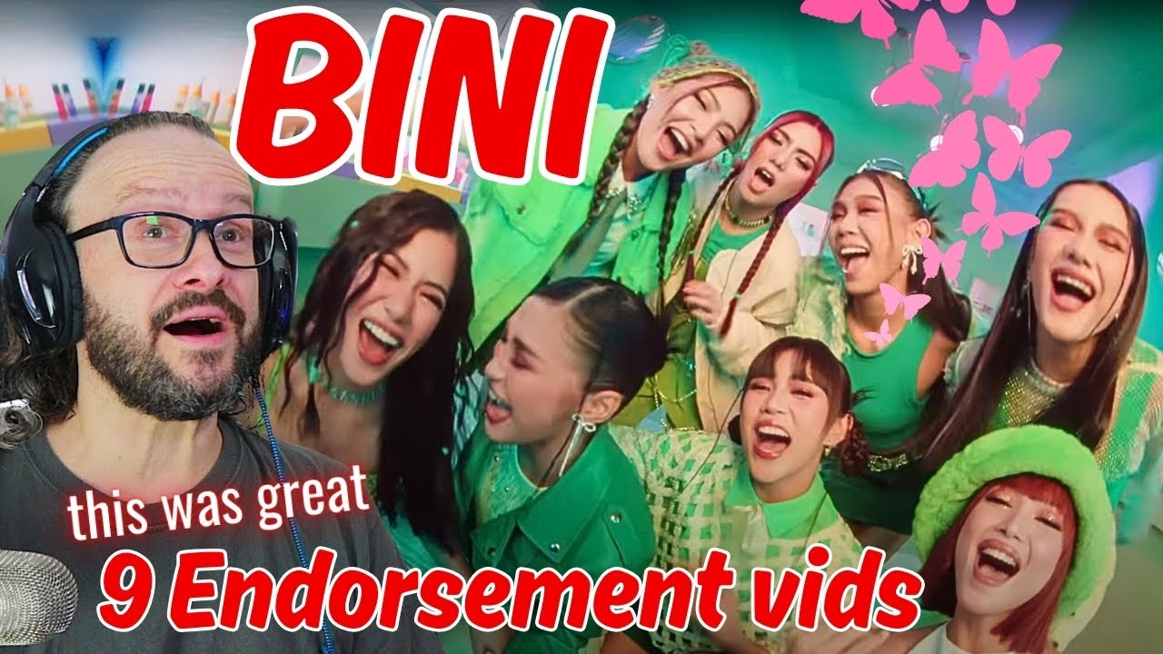 awesome! BINI - ENDORSEMENT videos reaction - Maybelline, Puregold, Ponds, Jollibee, Vitakeratin