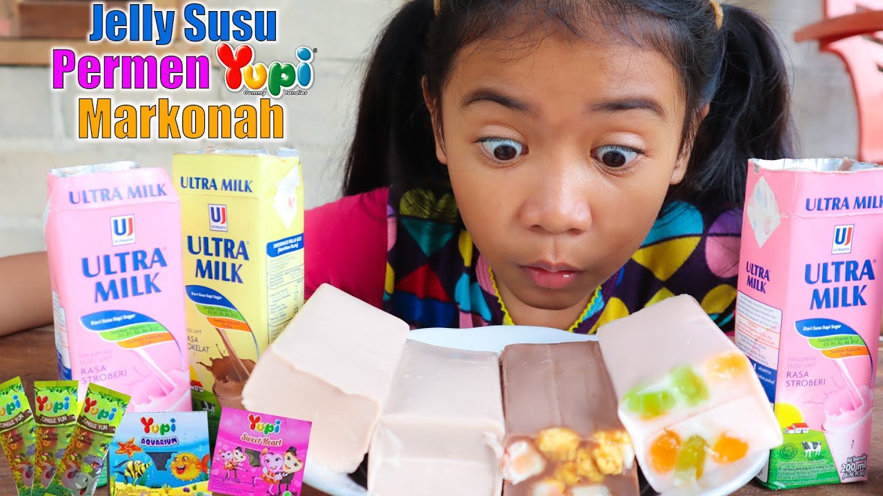 MARKONAH BIKIN JELLY SUSU CAMPUR PERMEN YUPI - BALQIS MADU EPISODE 149
