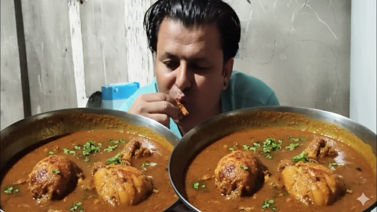 desi chicken masala do bajare ki roti desi Andaaz mein ghar per khana Banakar khaya ✅