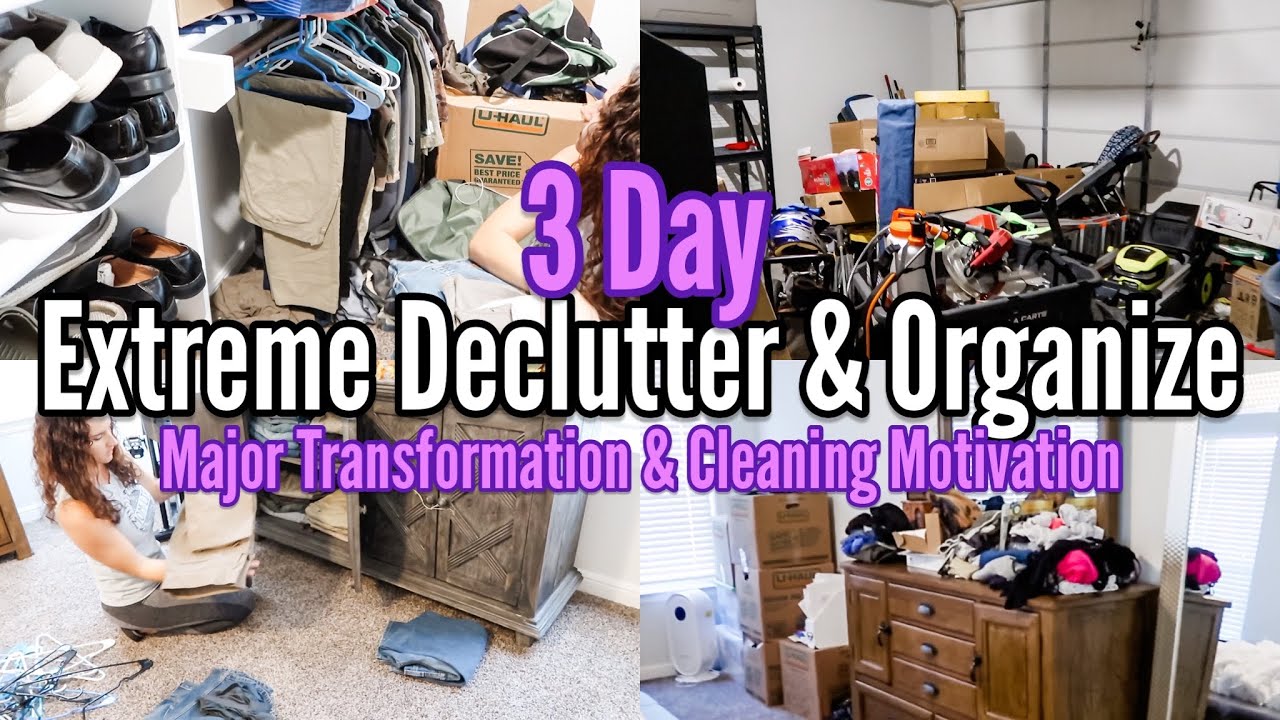 EXTREME DEEP CLEAN, DECLUTTER & ORGANIZE / ULTIMATE CLEANING MOTIVATION 2021 / DECLUTTER IT