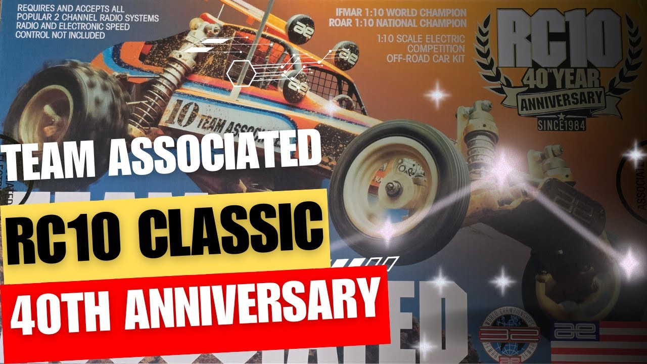 Team Associated RC10 Classic 40th Anniversary #6007 Kit Unboxing