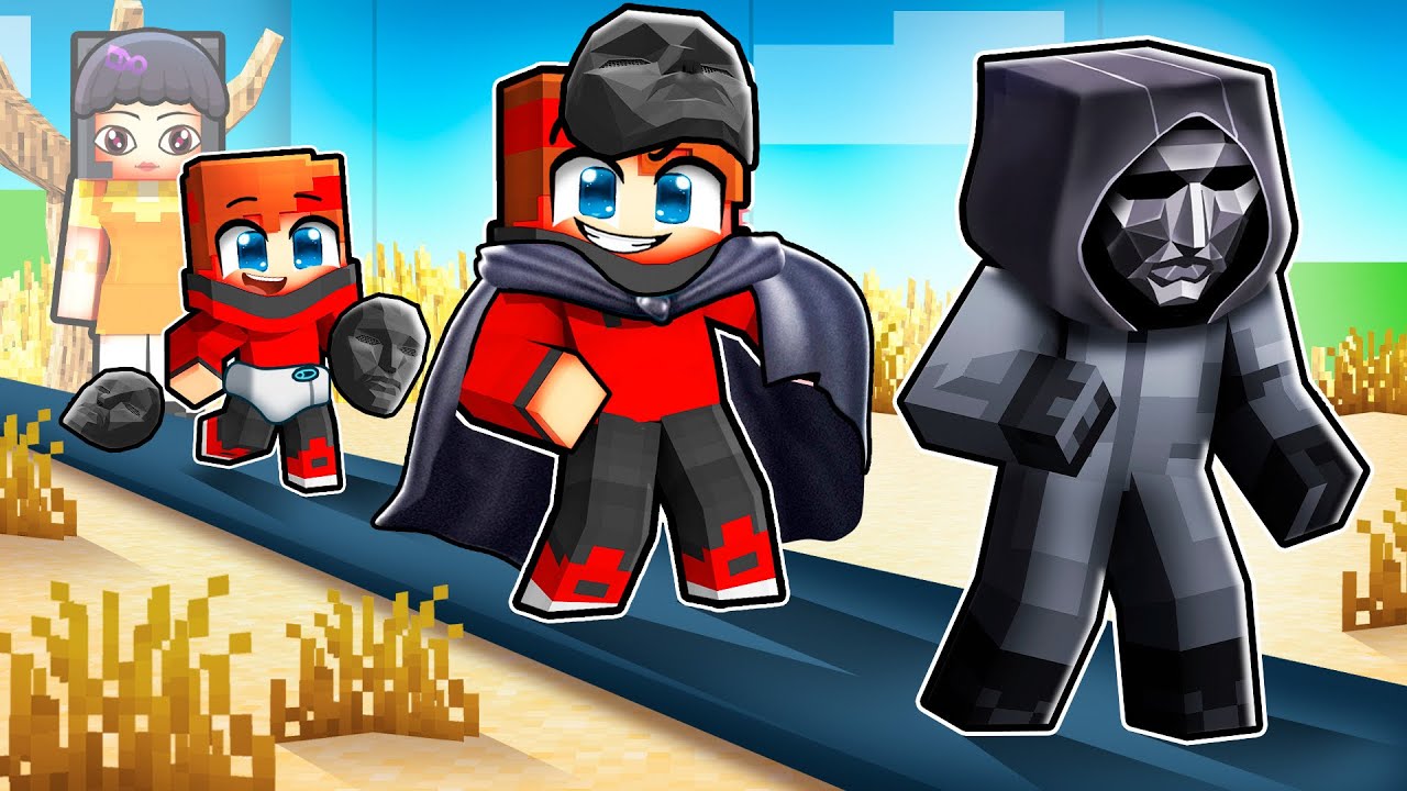 La vie d’un FRONTMAN Squid Game sur Minecraft !