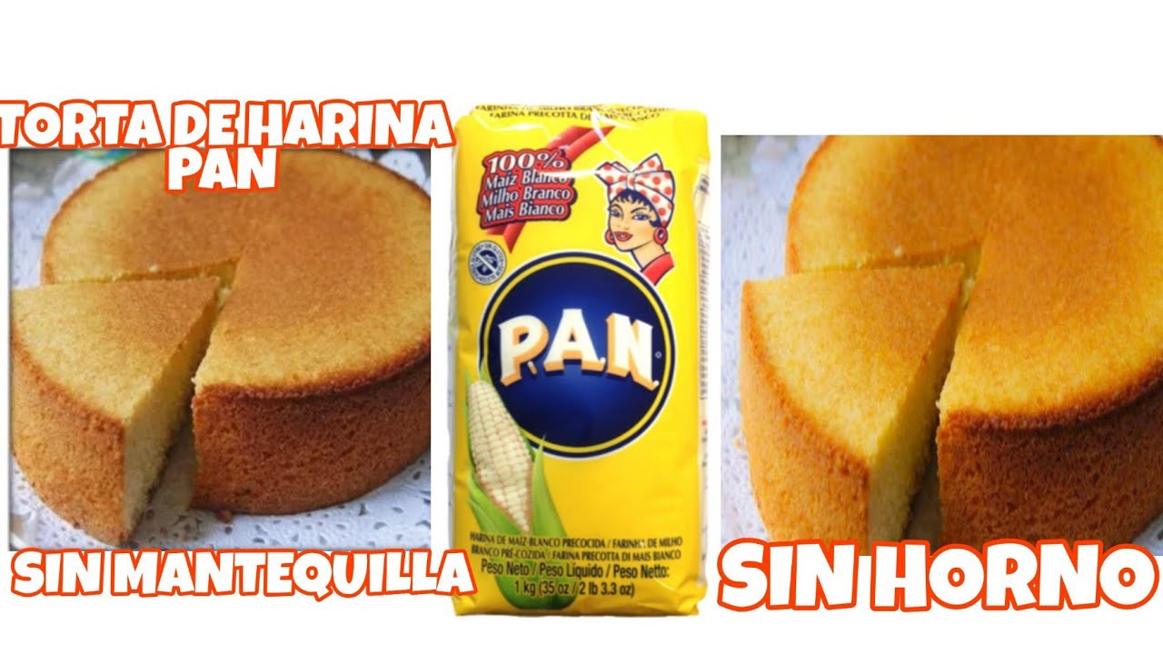 TORTA DE HARINA PAN / sin horno