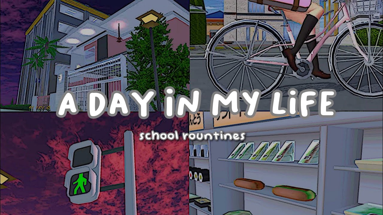 A Day In My Life 🌼 || Sakura school simulator