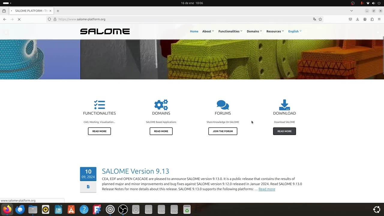 Como instalar SALOME 9.13.0 en ubuntu 24.04 | How to install SALOME 9.13.0 on Ubuntu 24.04