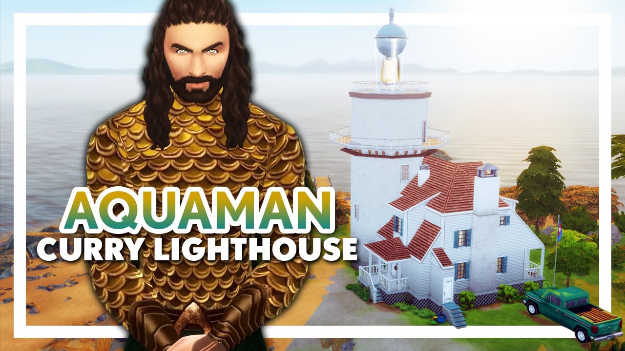 AQUAMAN | Curry Lighthouse | Sims 4 Speed Build (No CC)
