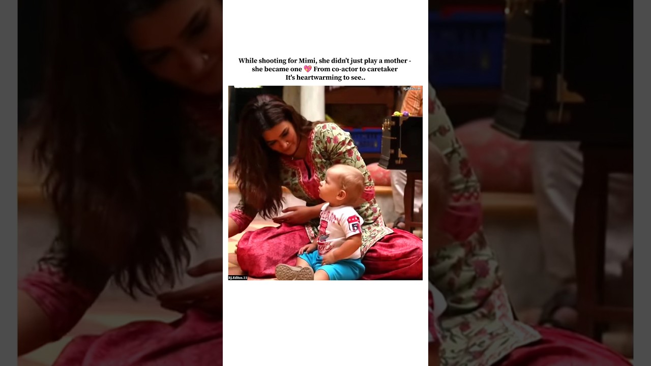 It's heartwarming to see..💖🫂#kritisanon #loving #cuteshorts #youtubeshorts