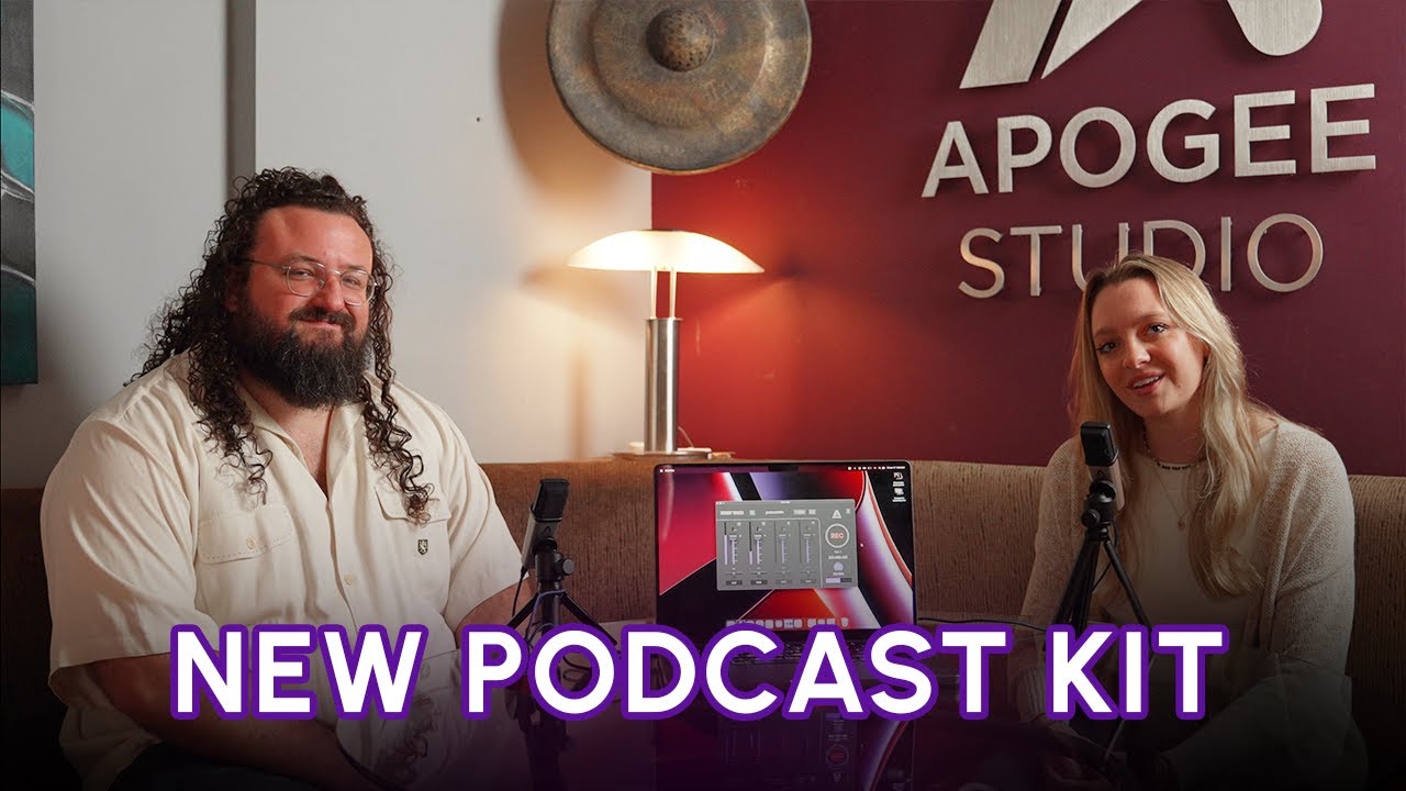 Podcast Like a Pro with Apogee's New Podcast Kits!