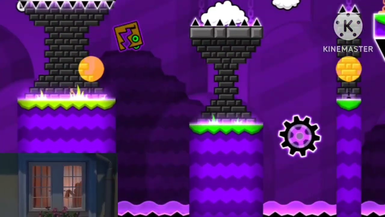 Гена в играет в Geometry dash lunar для Active в Барбоскины 