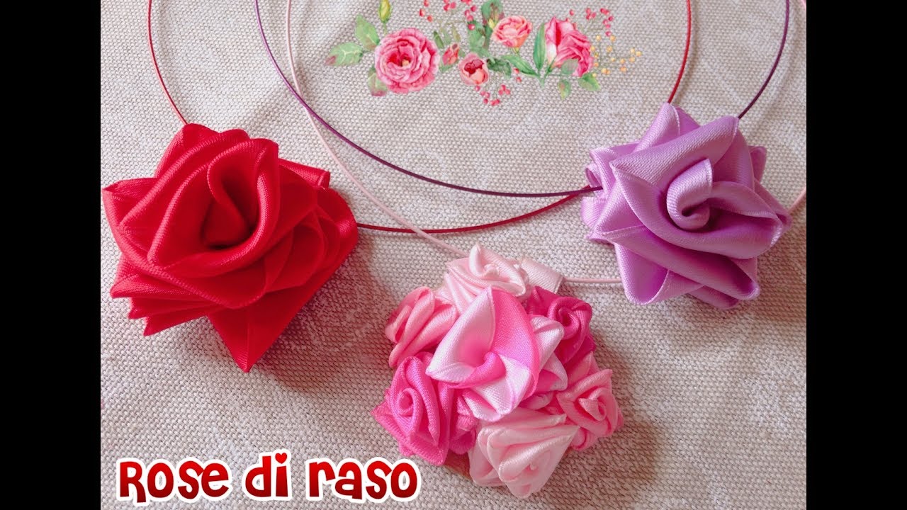TUTORIAL ROSE DI RASO