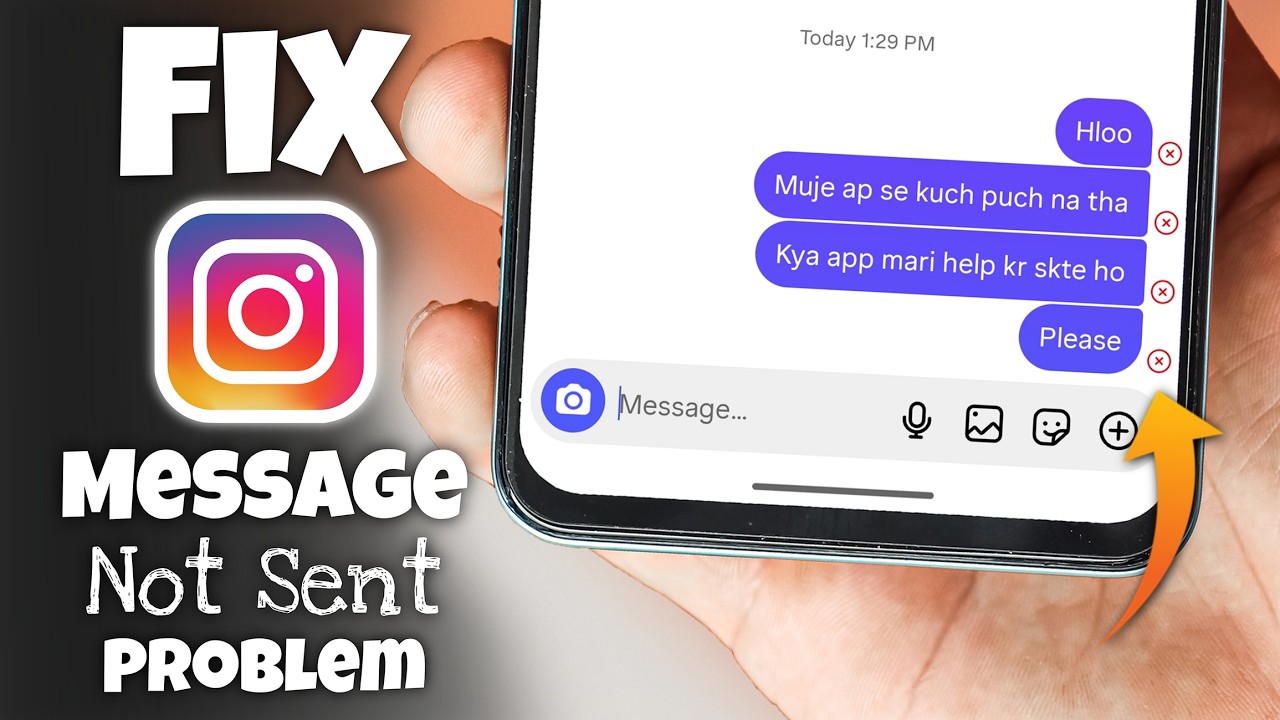 How to Fix Instagram Message Not Sent Problem 2026 | Failed to Send Message in Instagram