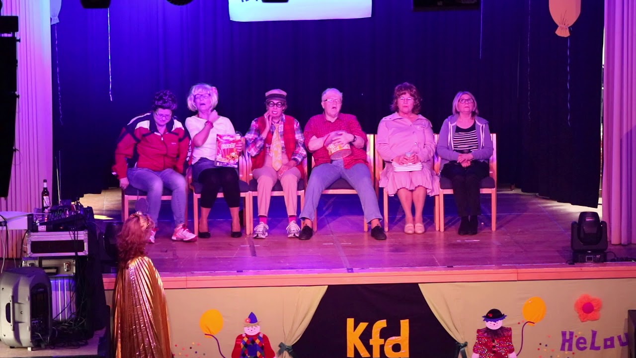 Frauenkarneval 2018 der Kinosketch der kfd Theatergruppe Karneval Lügde
