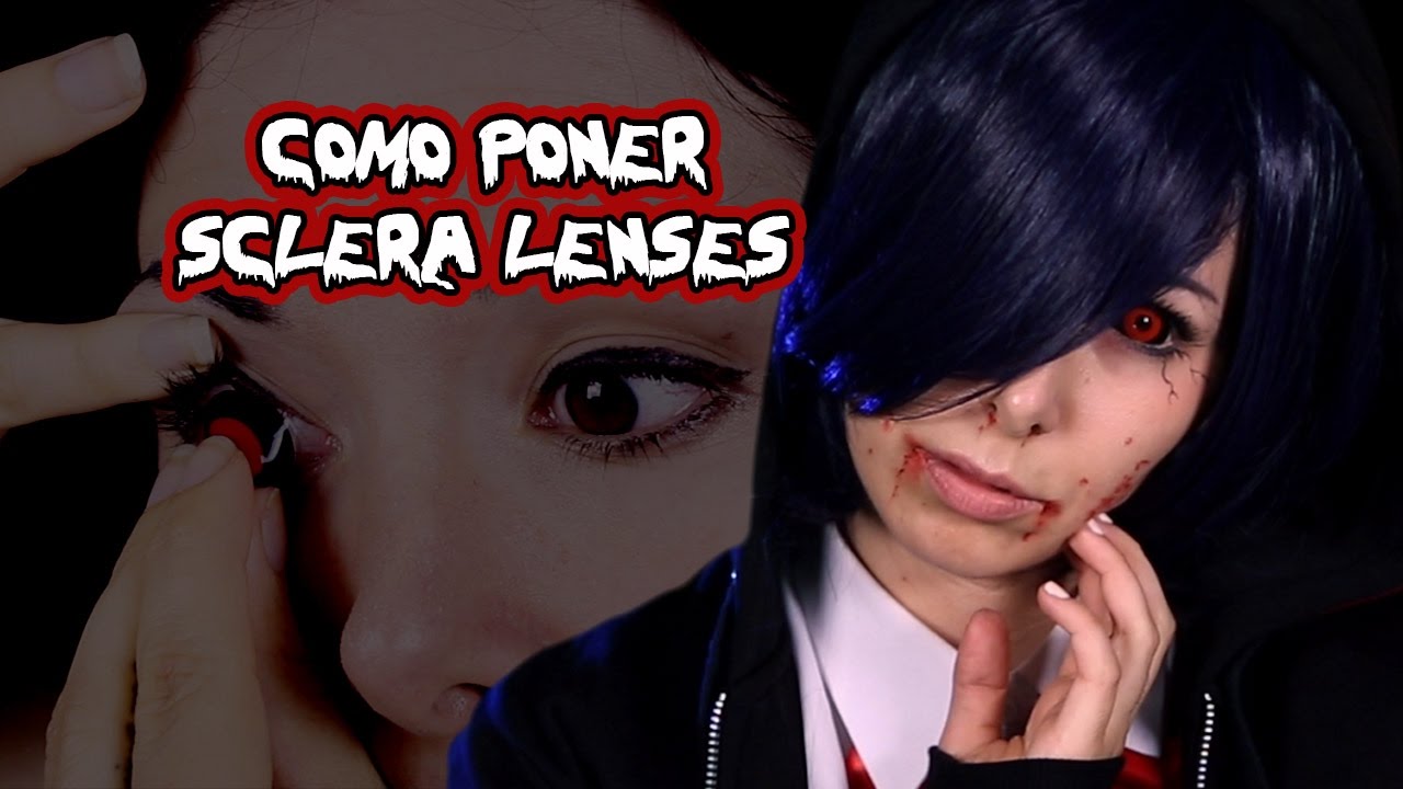 COMO PONER LENTILLAS DE COLORES ❤ SCLERA LENSES Y CIRCLE LENSES