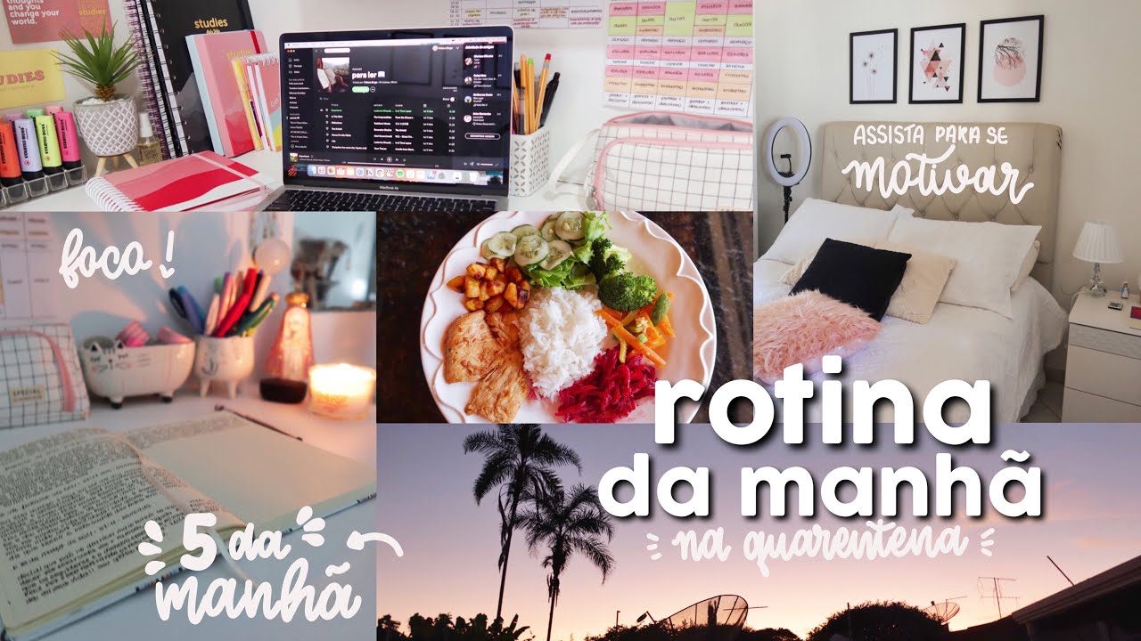 rotina da manh&atilde; | acordando 5 da manh&atilde;, produtividade, motiva&ccedil;&atilde;o...