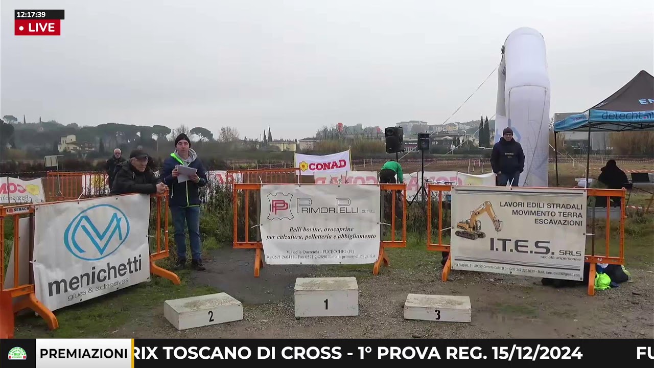 FUCECCHIO - GRAN PRIX TOSCANO DI CROSS - 1° PROVA REG. 15/12/2024
