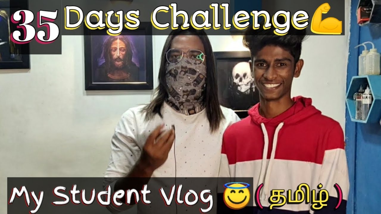 35 Days Challenge | Student Vlog | Tattoo Tutorial Tamil | Tattoo Class Tamil | Lesson - 30.