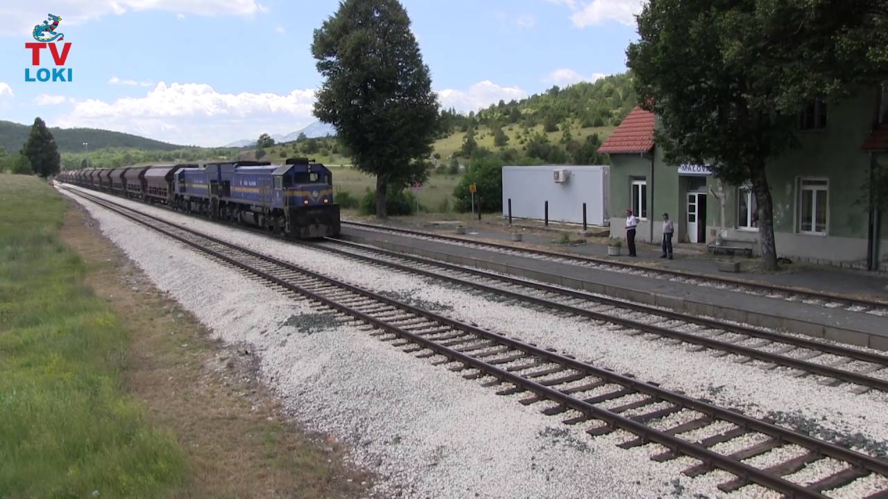Diesel freight train in Croatia, Malovan