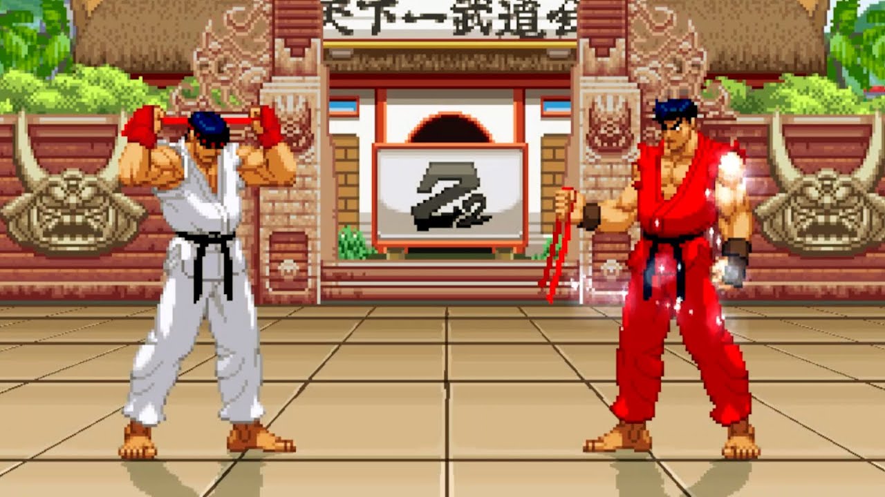 Master Ryu vs Ice Ryu | The Hadou Master Against the Frozen Dragon