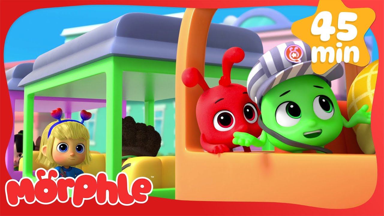 Train Ride - Let's Speed Up! | Morphle 3D | Robot Cartoons for Kids | Moonbug Kids