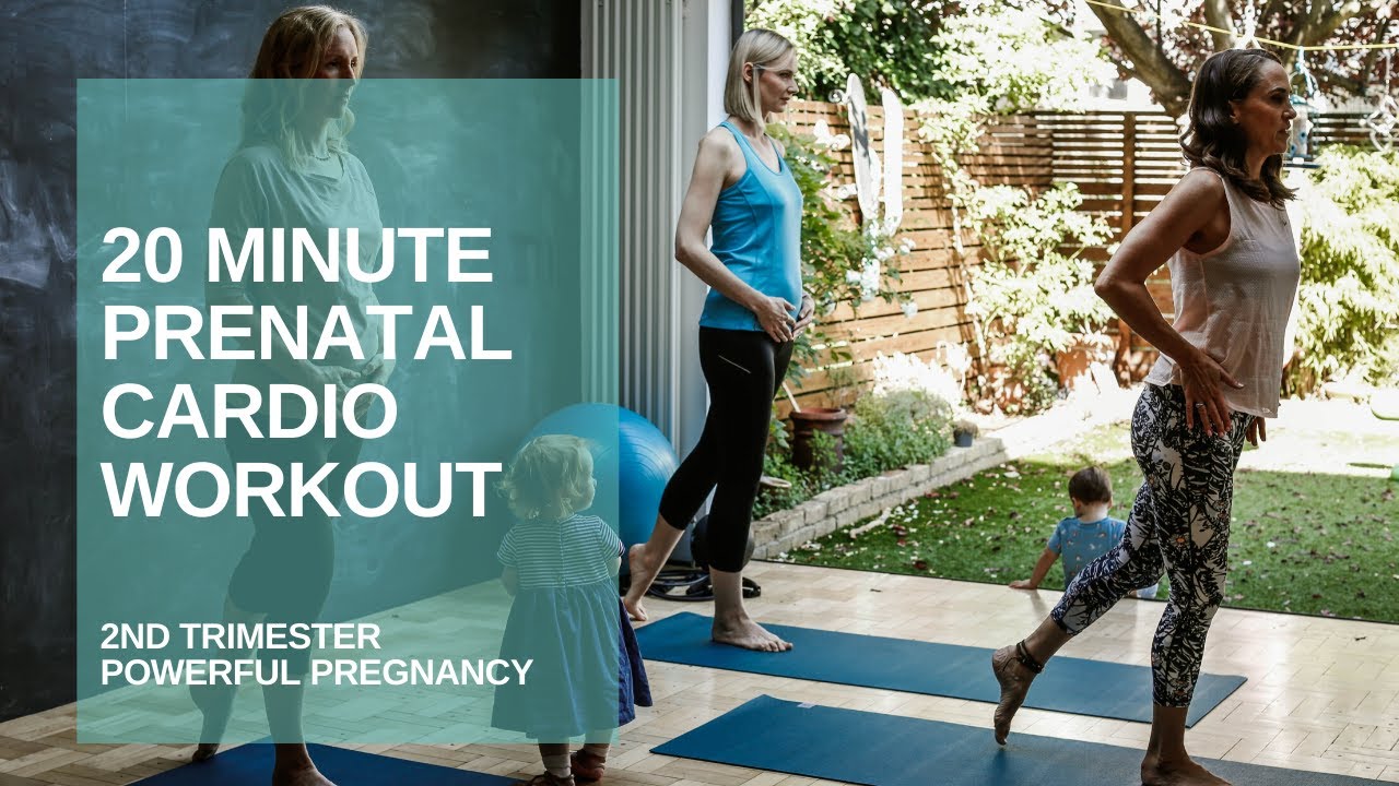 20 Minute Prenatal Cardio Workout | 2nd Trimester | Powerful Pregnancy