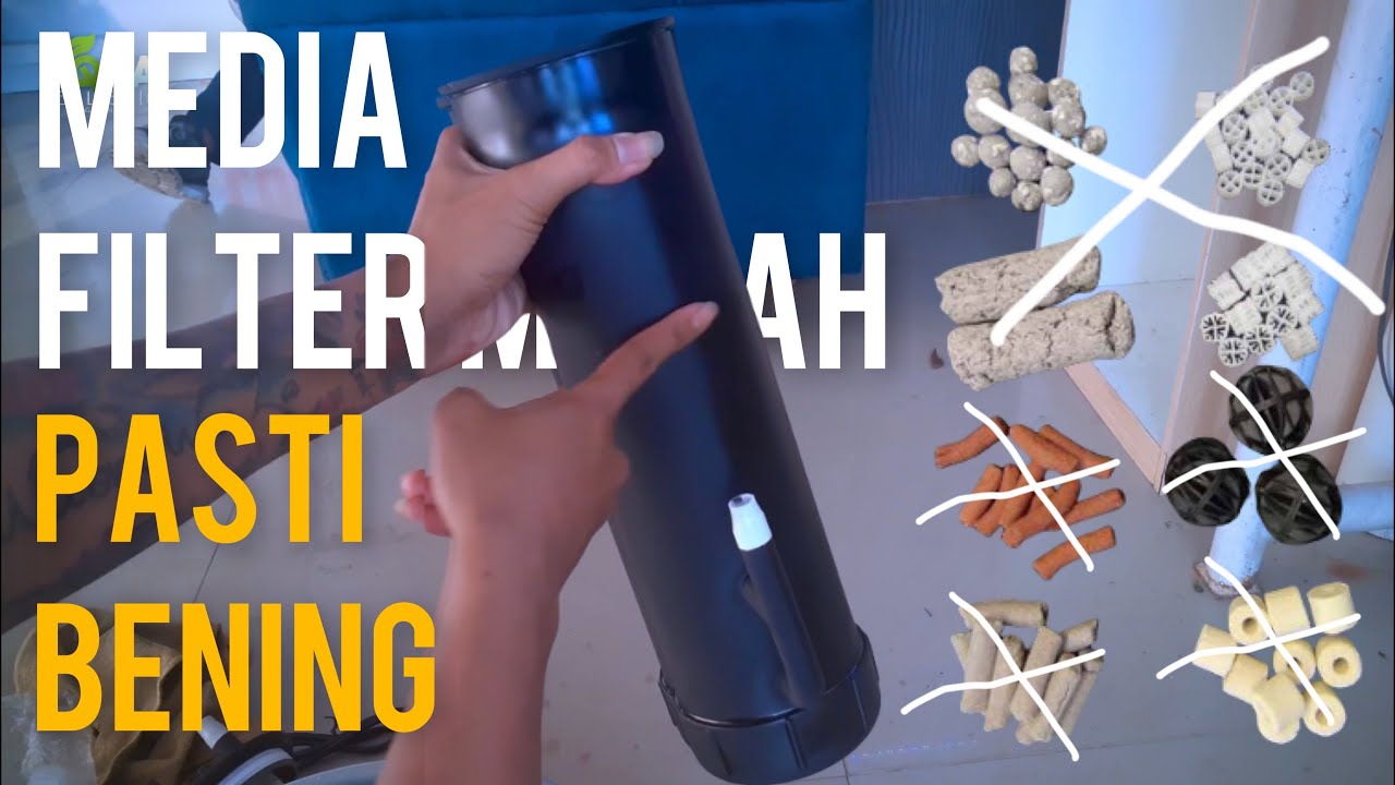 Isian Filter Aquarium Murah Rasa Sultan | susunan Media Biologis Filter Canister Super Simple